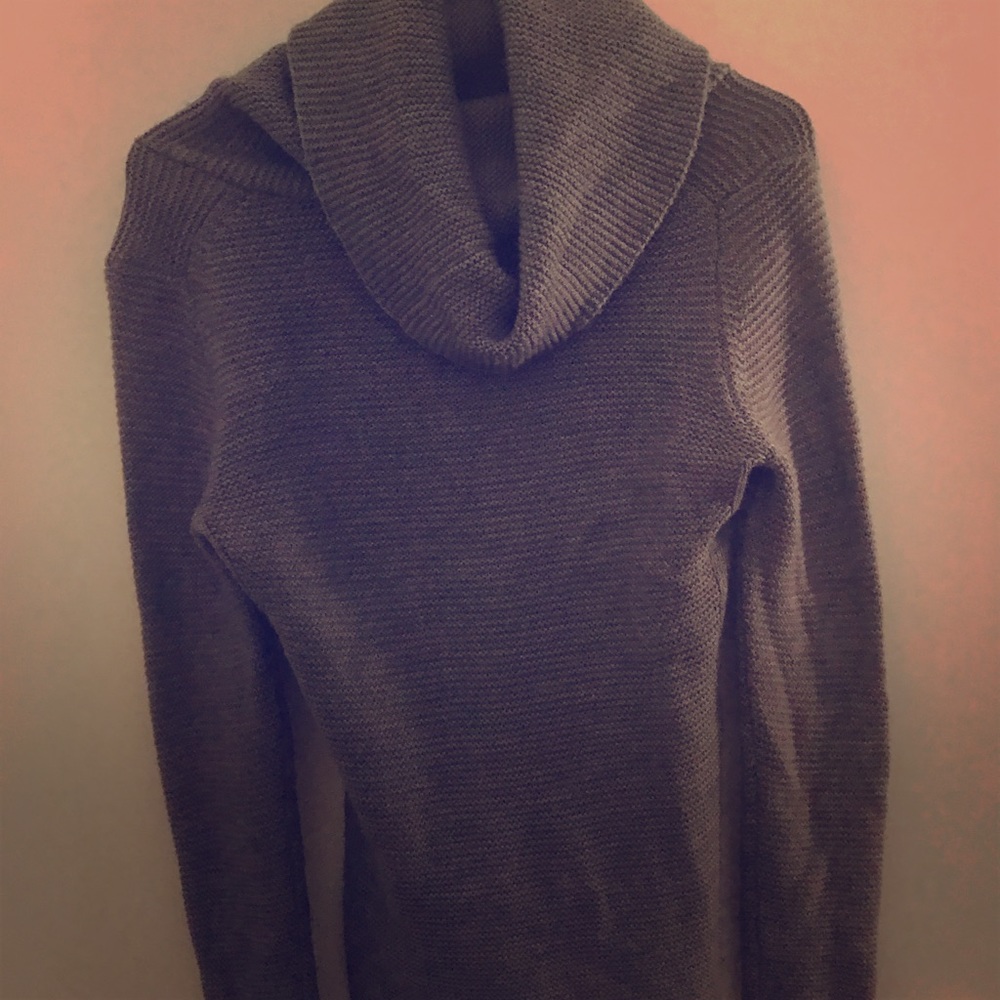 Banana Republic - (S) grey 'scarf' sweater